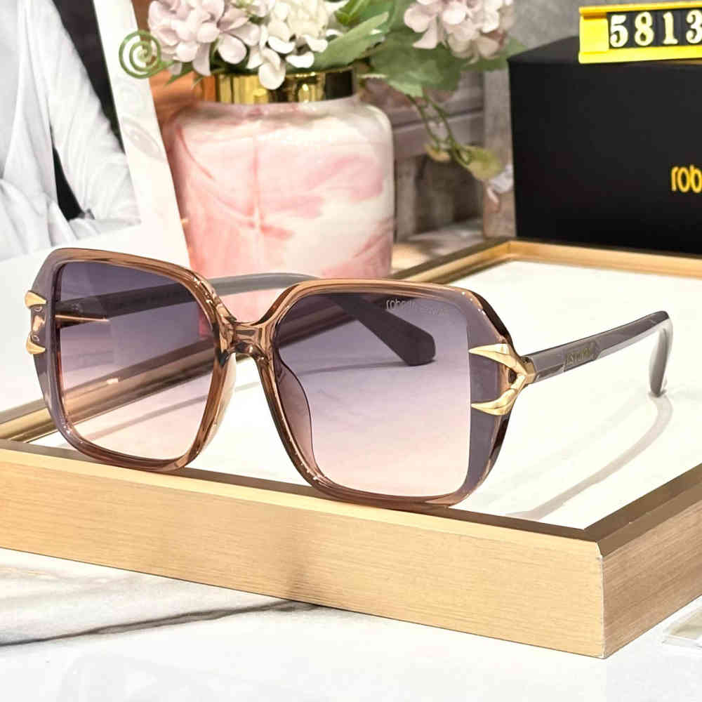 Beige Roberto Cavalli Green Premium Women's Sunglasses