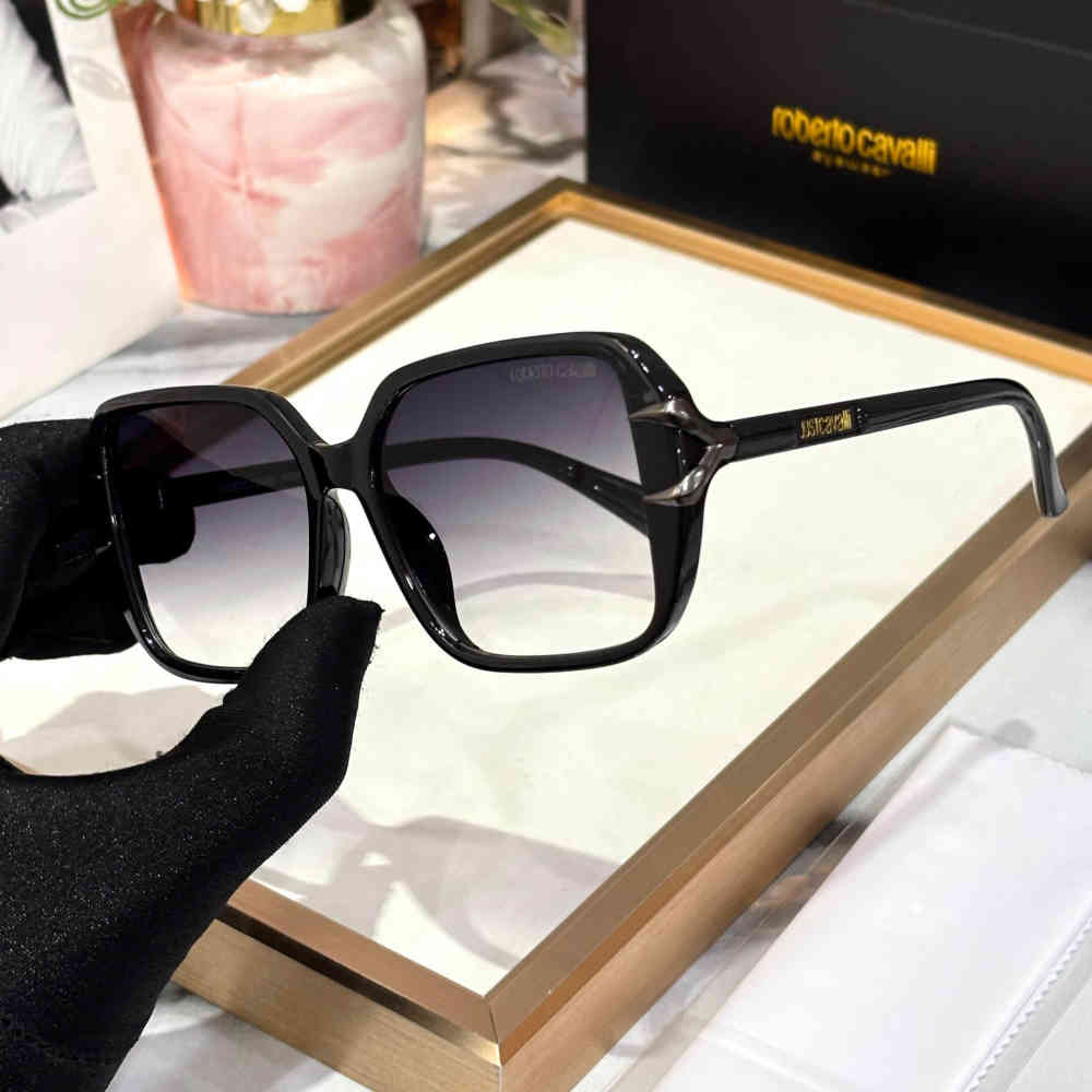 Roberto Cavalli Black & BluePremium Women's Sunglasses-1