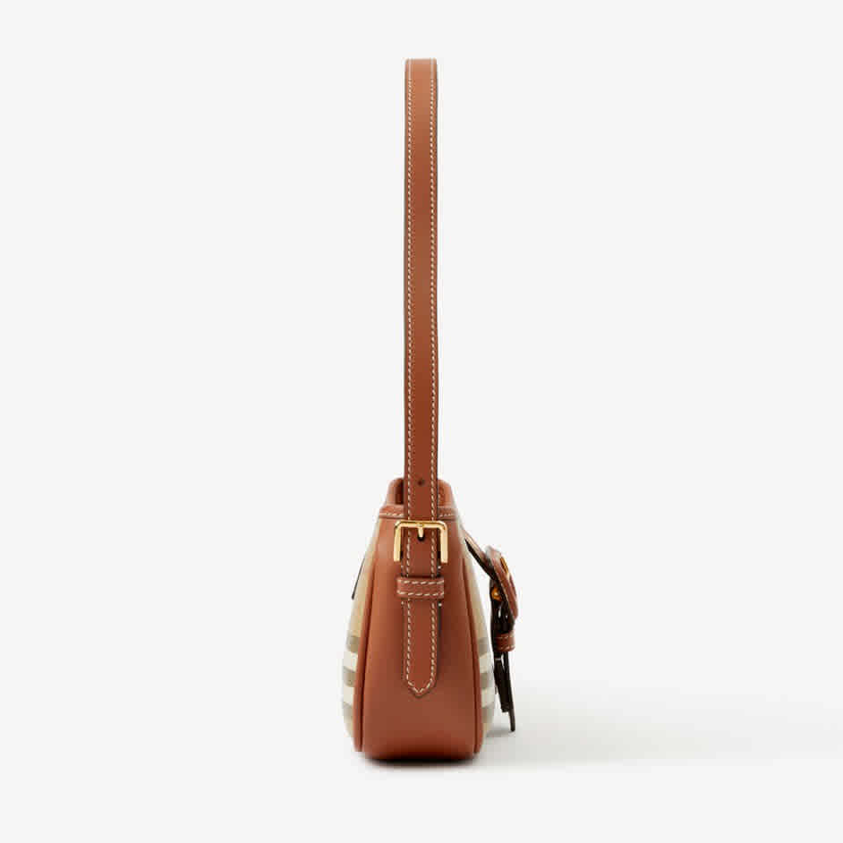 Burberry Vintage Sleek Brown Shoulder Bag-2