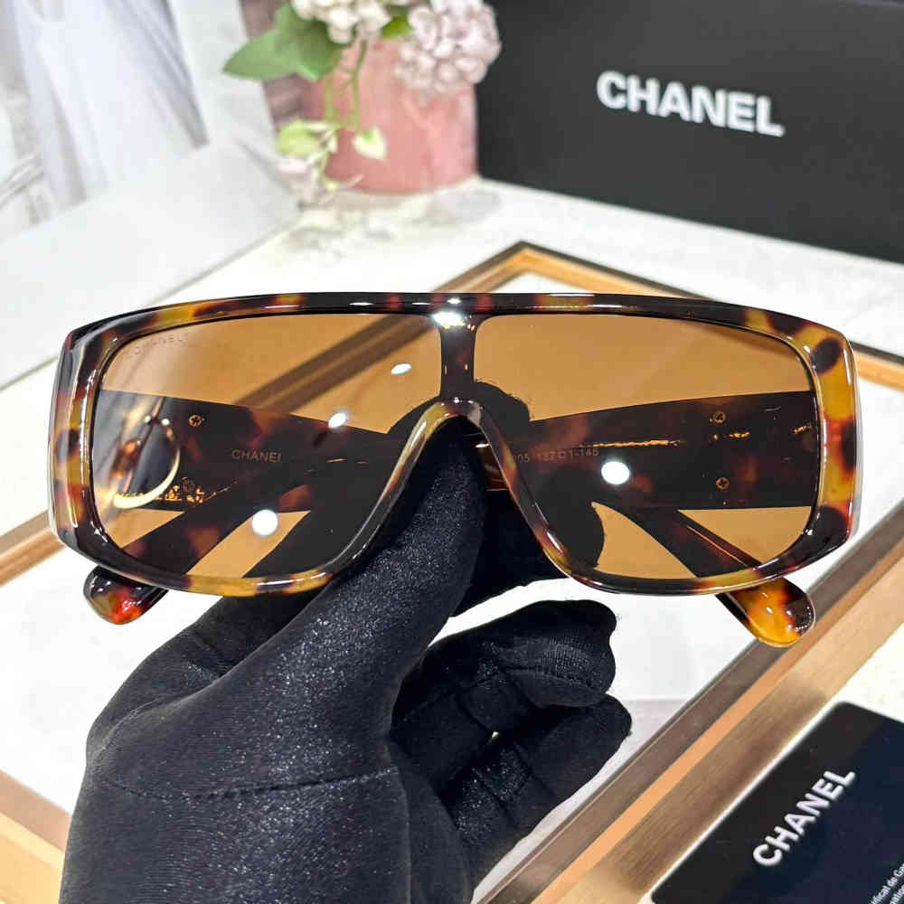 Chanel Brown Premium Women's Sunglasses-thumb-2