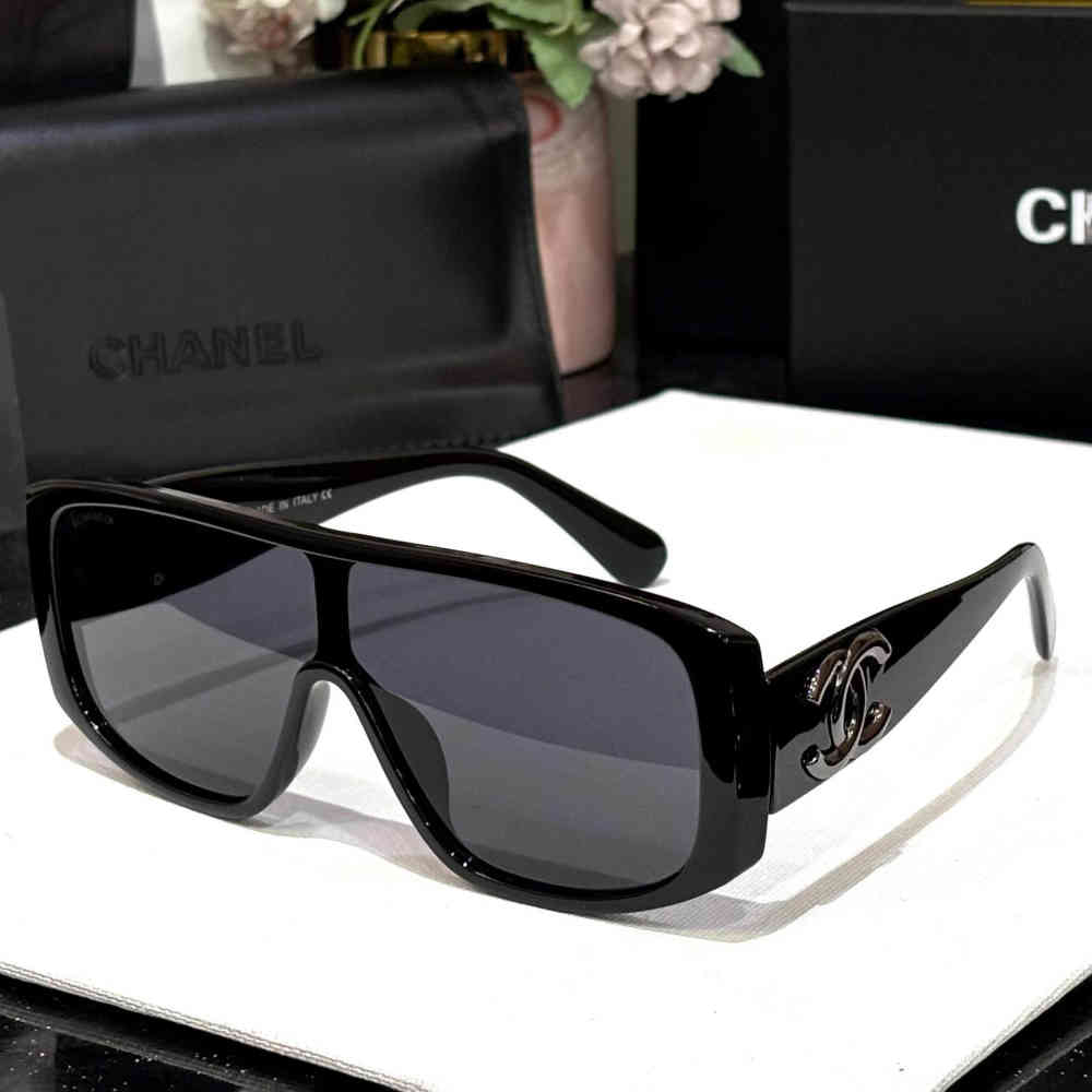Black Chanel Brown Premium Women's Sunglasses