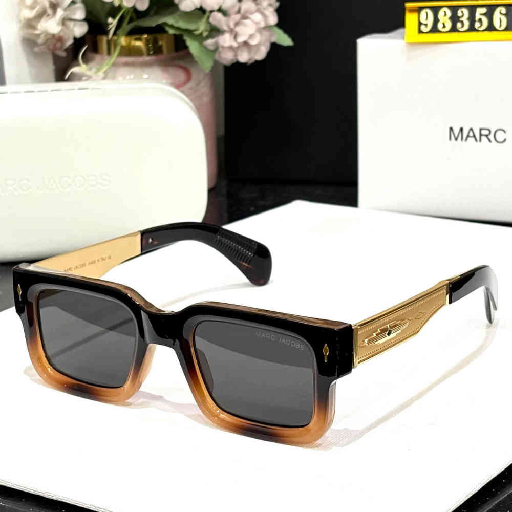 Brown & Black Marc Jacobs Blue & White Luxury Sunglasses