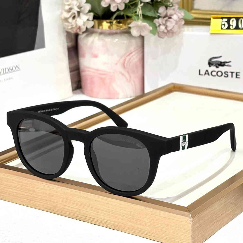Black Lacoste White Premium Sunglasses