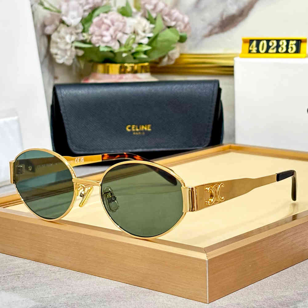 Green Celine Black Premium Women's Sunglasses