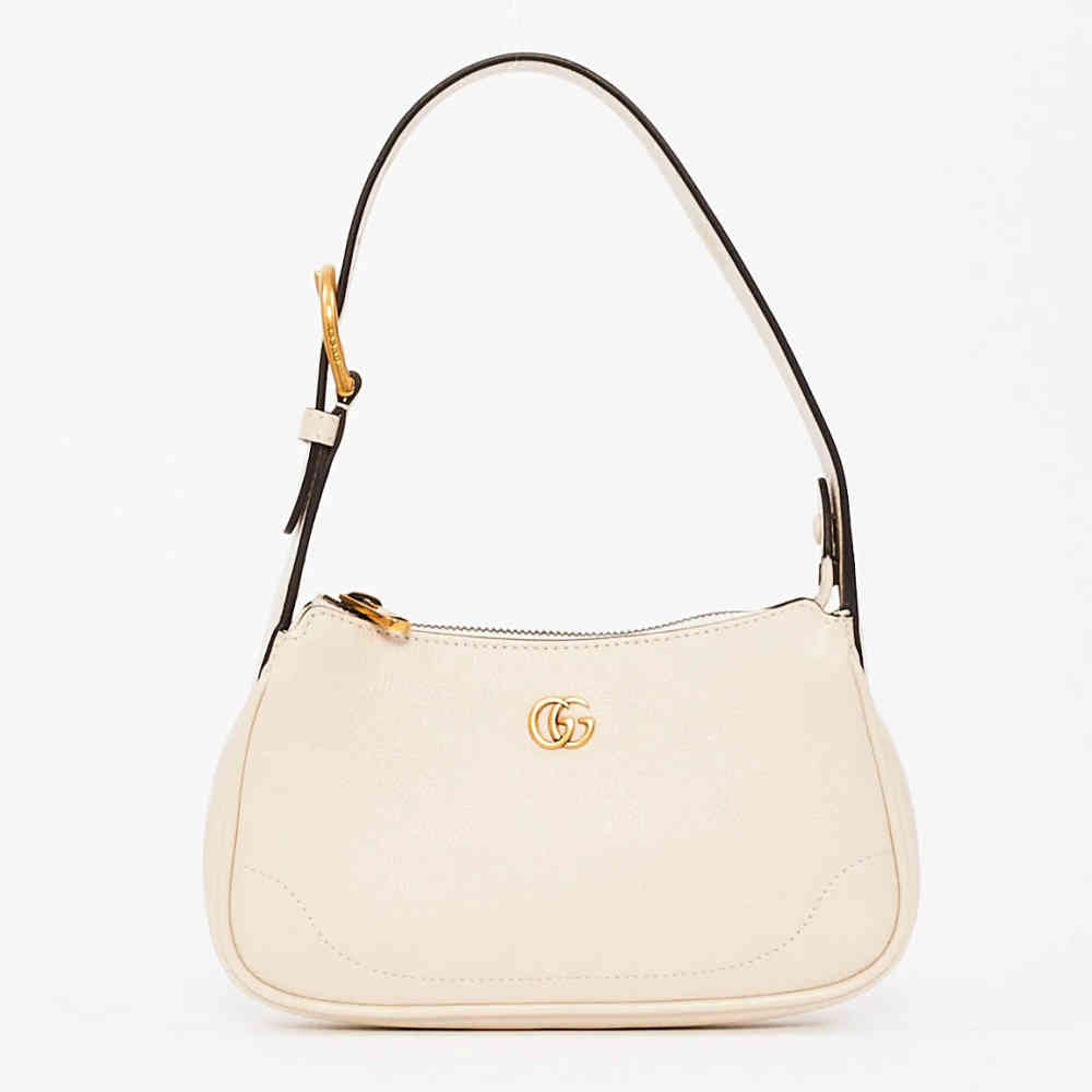 White Gucci Aphrohite Black Shoulder Bag