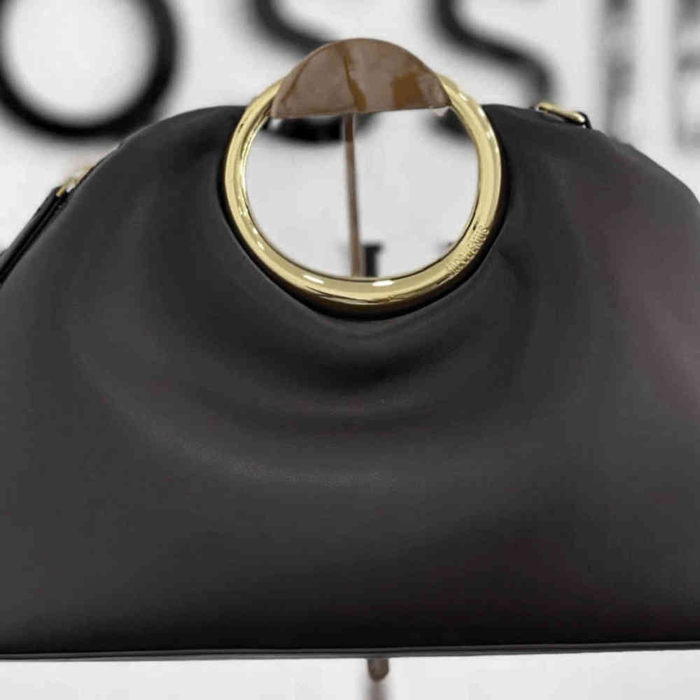 Jacquemus Le Calino Black Metal Top Handle bag-1