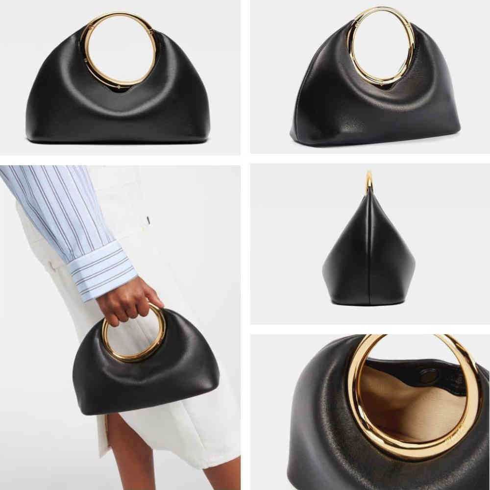 Jacquemus Le Calino Black Metal Top Handle bag-2