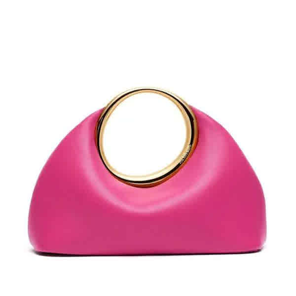 Pink Jacquemus Le Calino Black Metal Top Handle bag