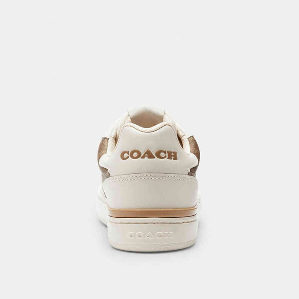 Coach Clip Court Low Top Sneaker In Signature Canvas-thumb-3