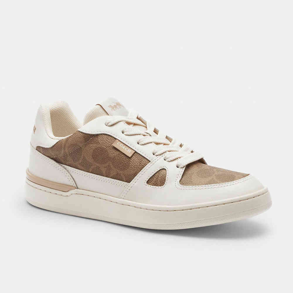 Coach Clip Court Low Top Sneaker In Signature Canvas-thumb-1