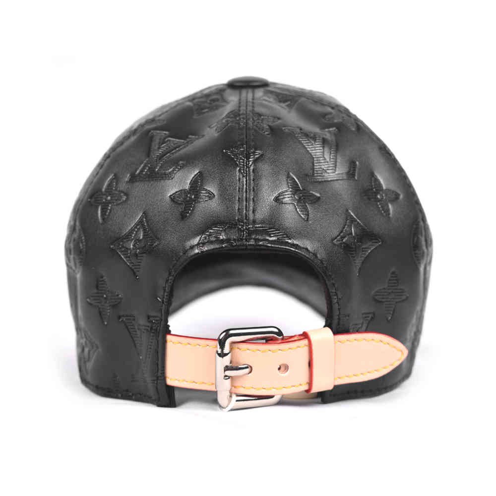Louis Vuitton Monogram Black Premium Cap-4