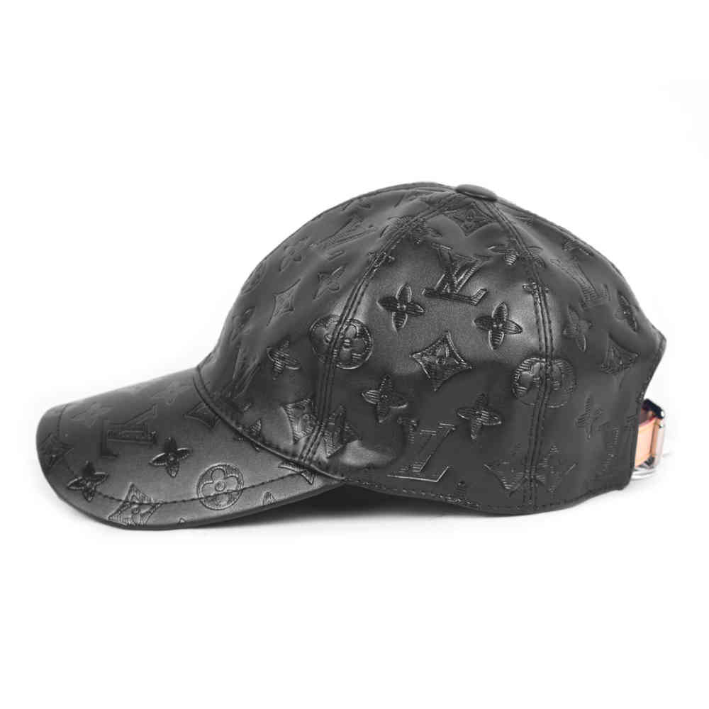 Louis Vuitton Monogram Black Premium Cap-1