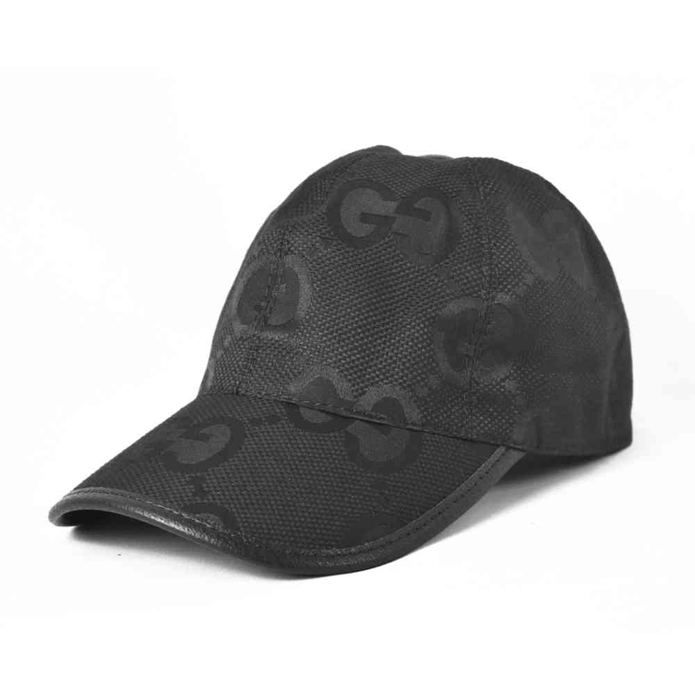 Black Gucci Embroidered Pink Premium Cap