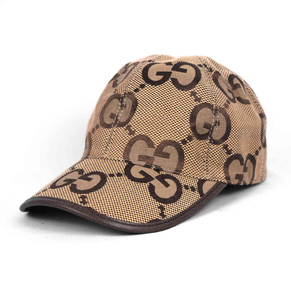 Brown Gucci Embroidered Pink Premium Cap