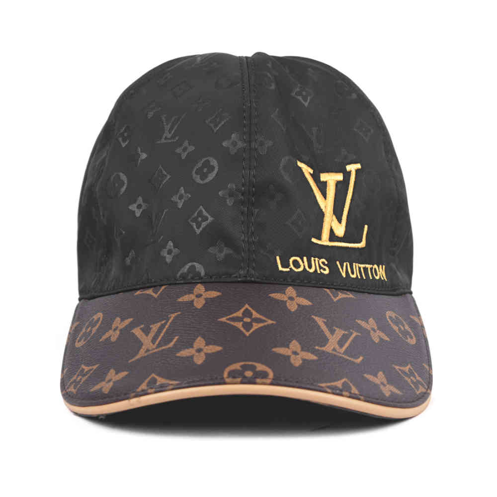 Louis Vuitton Embroidered logo Black Premium Cap-2
