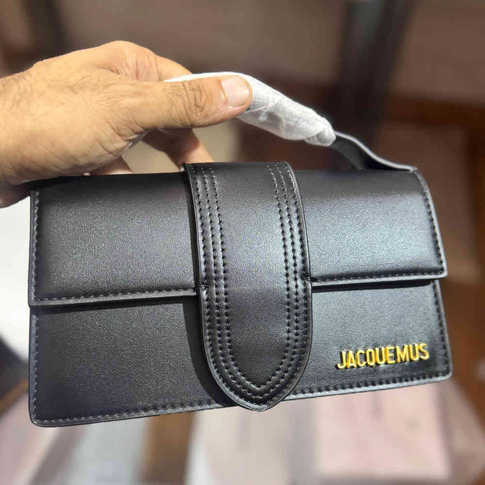 Jacquemus Le Bamino Black Sling Bag-thumb-0