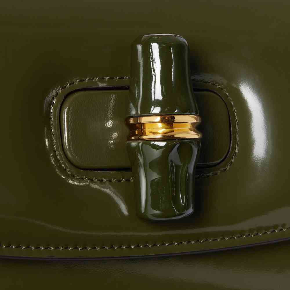 Gucci Diva Bamboo Green Medium Handbag-thumb-6