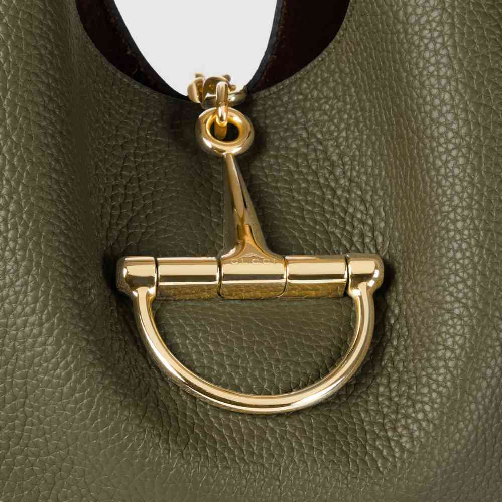 Gucci Softbit Maxi Green Shoulder Bag-4