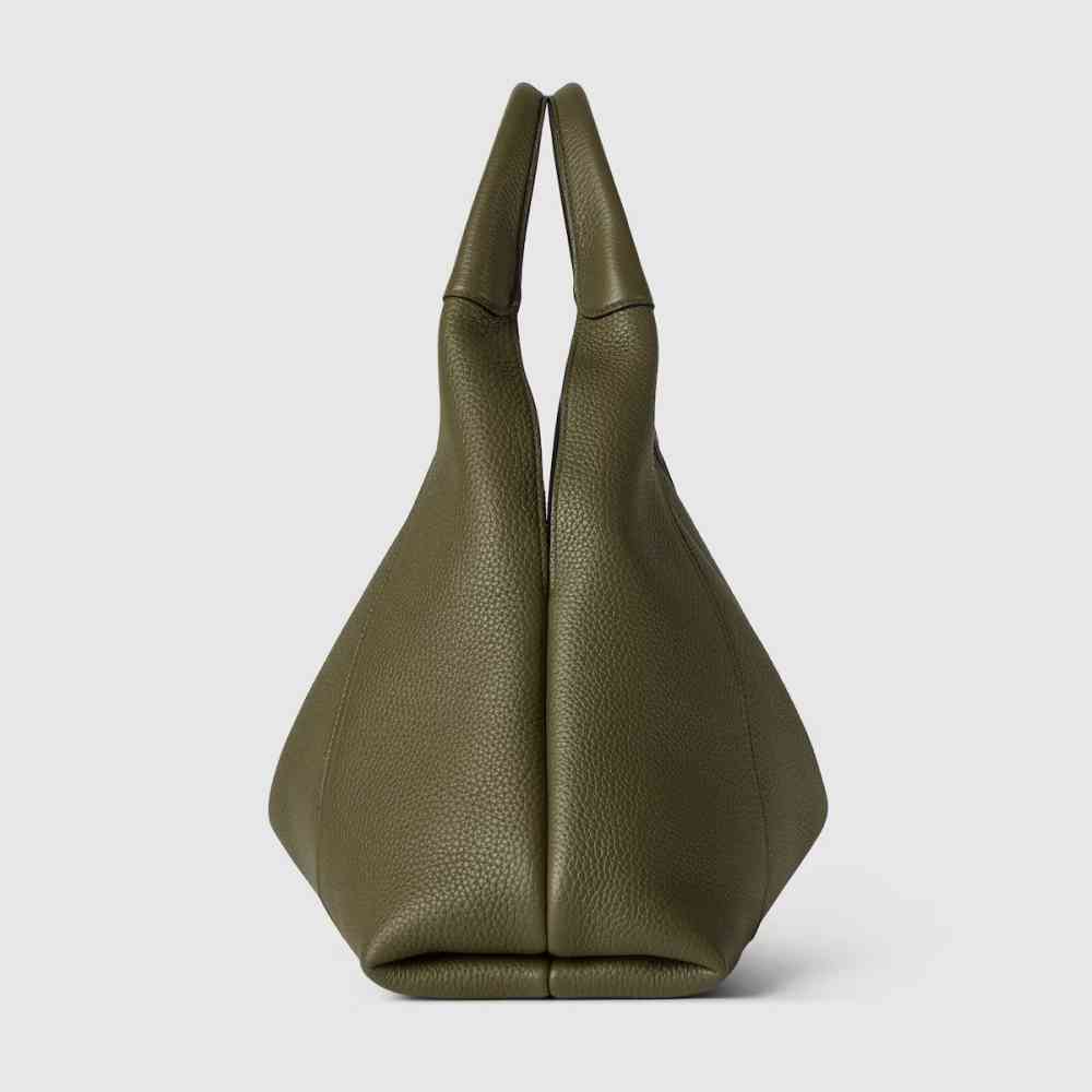 Gucci Softbit Maxi Green Shoulder Bag-3