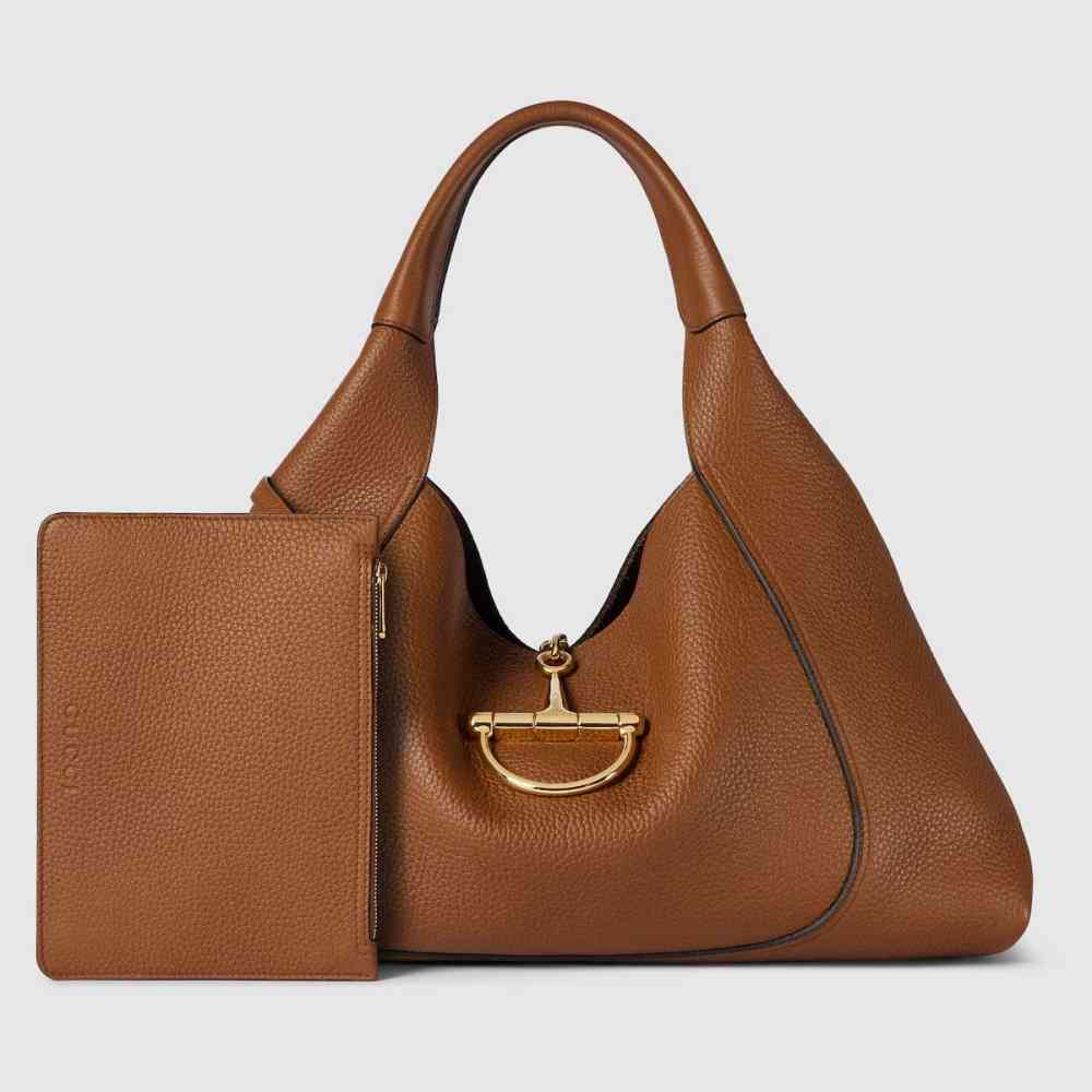 Gucci Softbit Maxi Brown Shoulder Bag-8