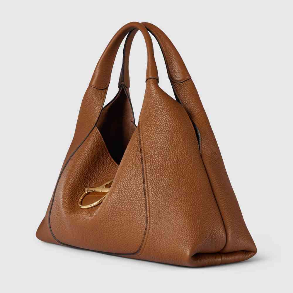 Gucci Softbit Maxi Brown Shoulder Bag-2