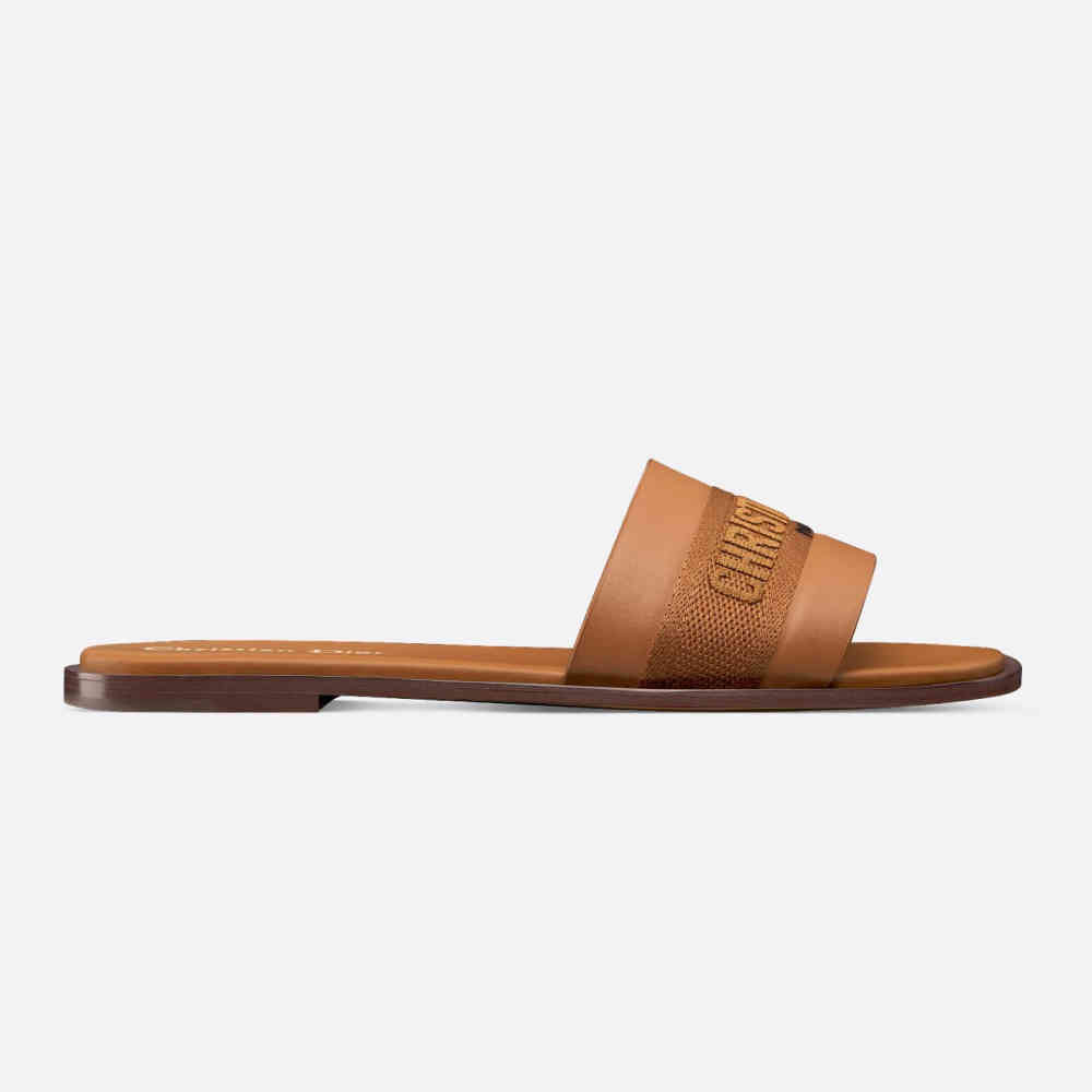 Dior Brown Premium Quality Women's Flat Sandals-2