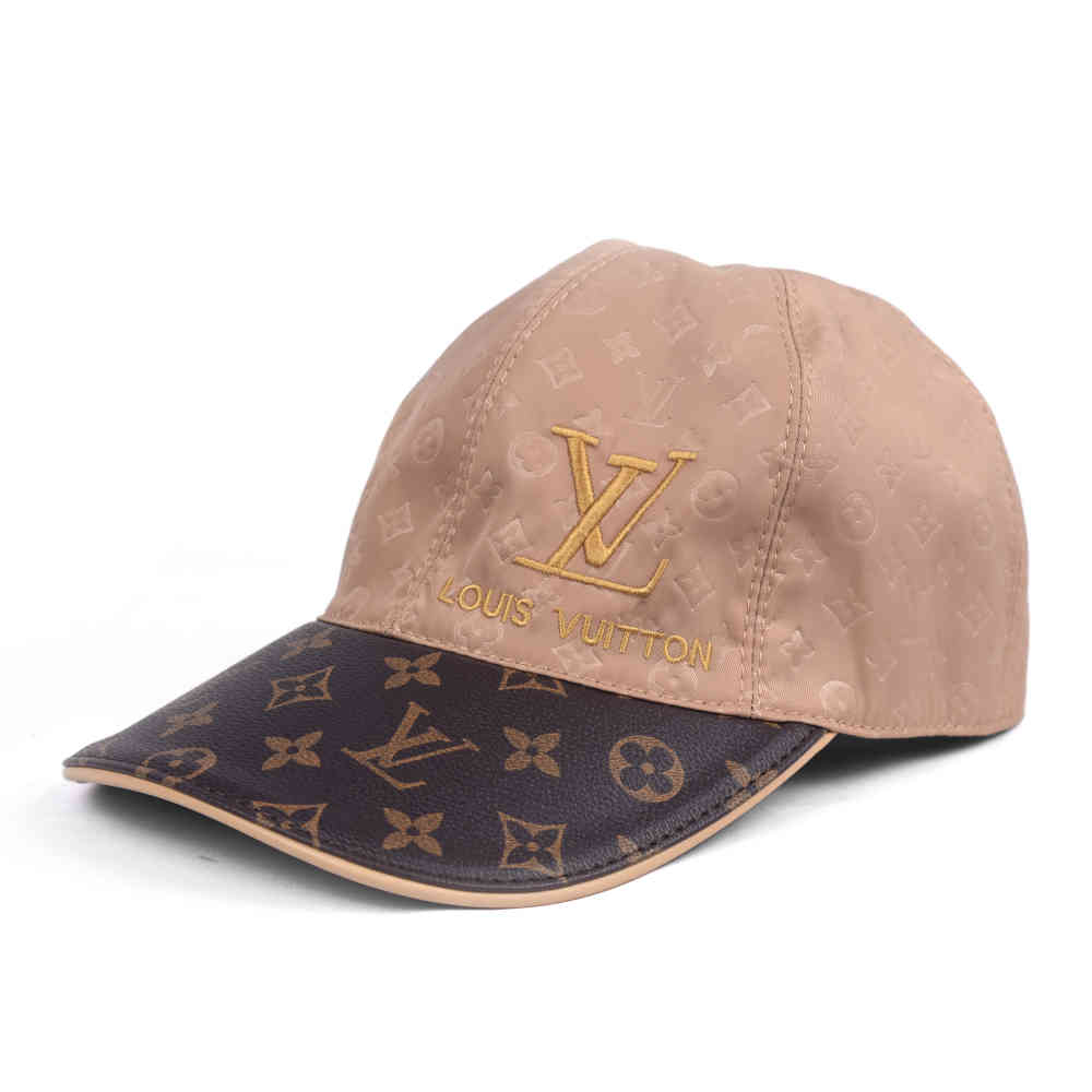 Brown Louis Vuitton Embroidered logo Black Premium Cap