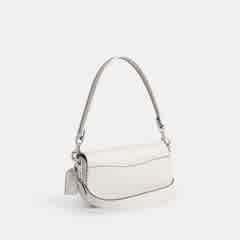 Coach Emmy Saddle Premium White Shoulder Bag-4