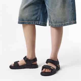 Coach Black Brynn Women's Flat Sandal-4