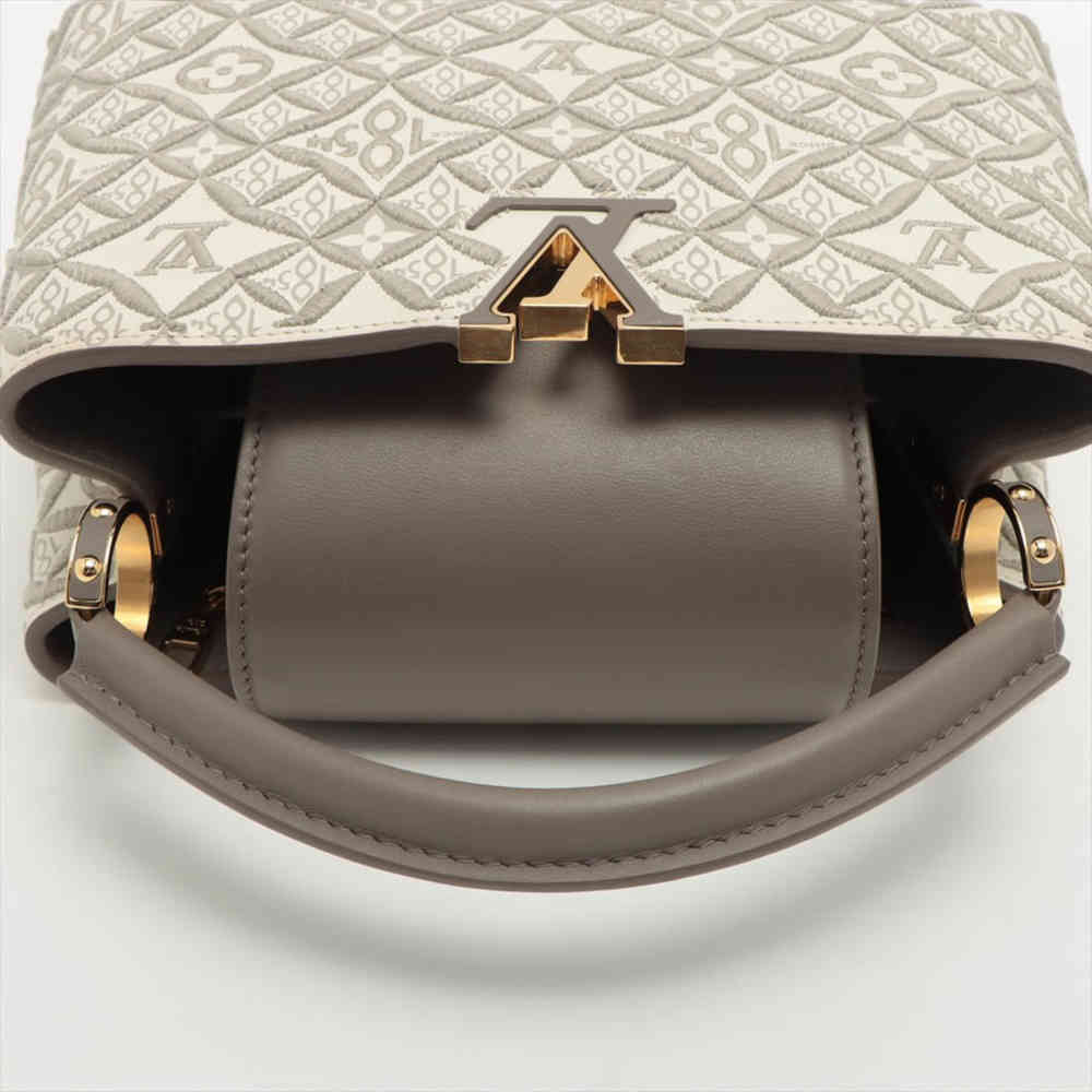 Louis Vuitton Capucines BB Since 1854 Monogram Jacquard Handbag-5
