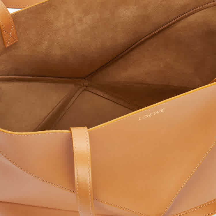 Loewe Puzzle Fold Brown Bucket Bag-thumb-7