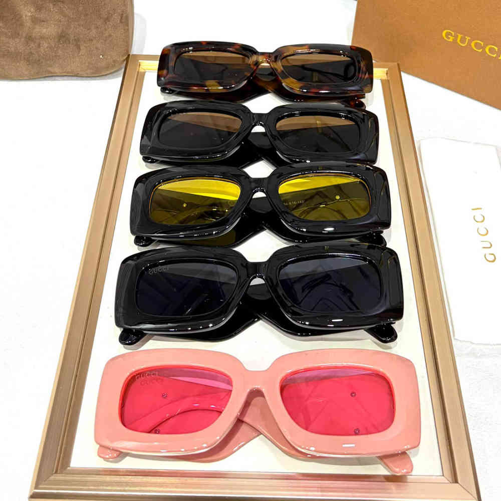 Gucci Black & Brown Premium Women's Sunglasses-2