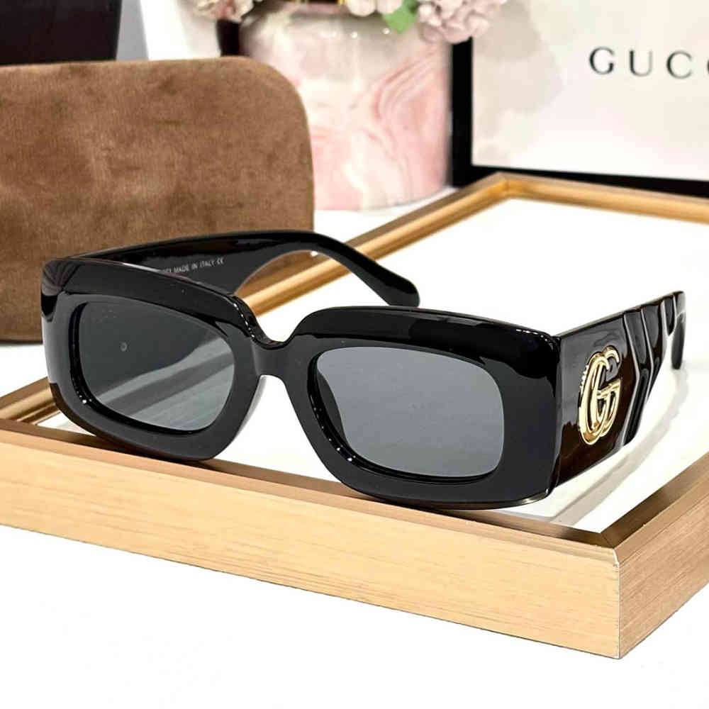 Black Gucci Black & Brown Premium Women's Sunglasses