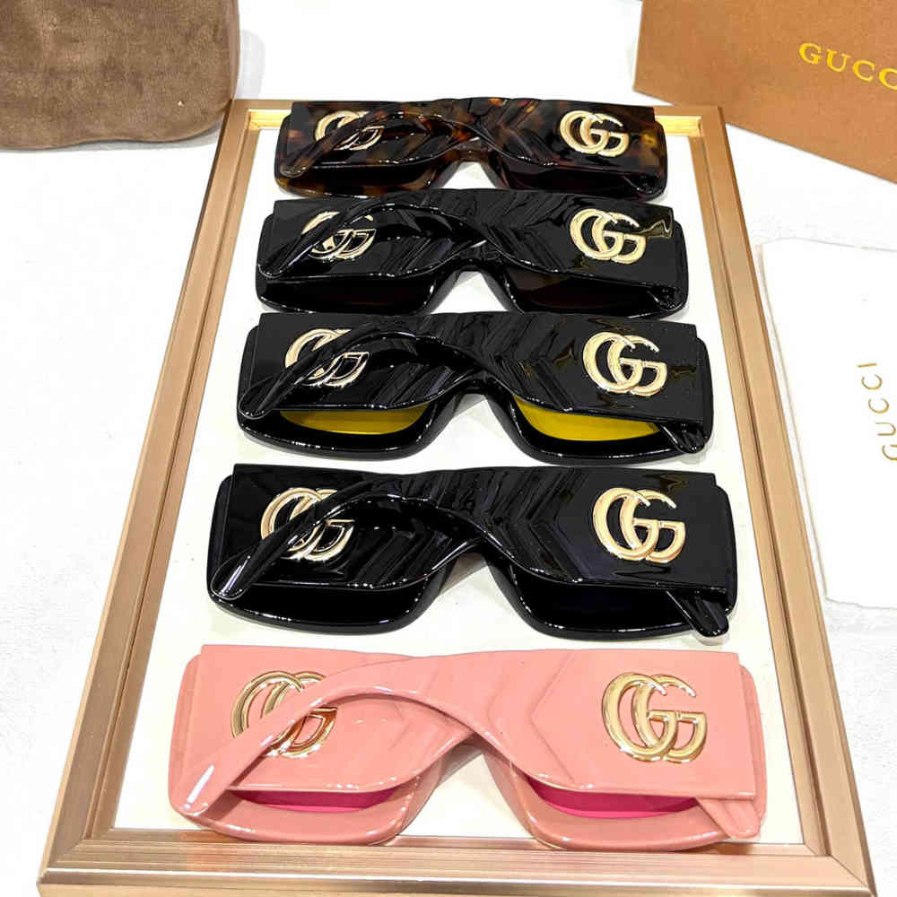 Gucci Black & Brown Premium Women's Sunglasses-3