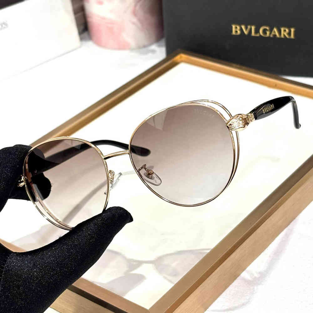 Bvlgari BV6087B Magnifica UV Protected Oval Sunglasses-thumb-1