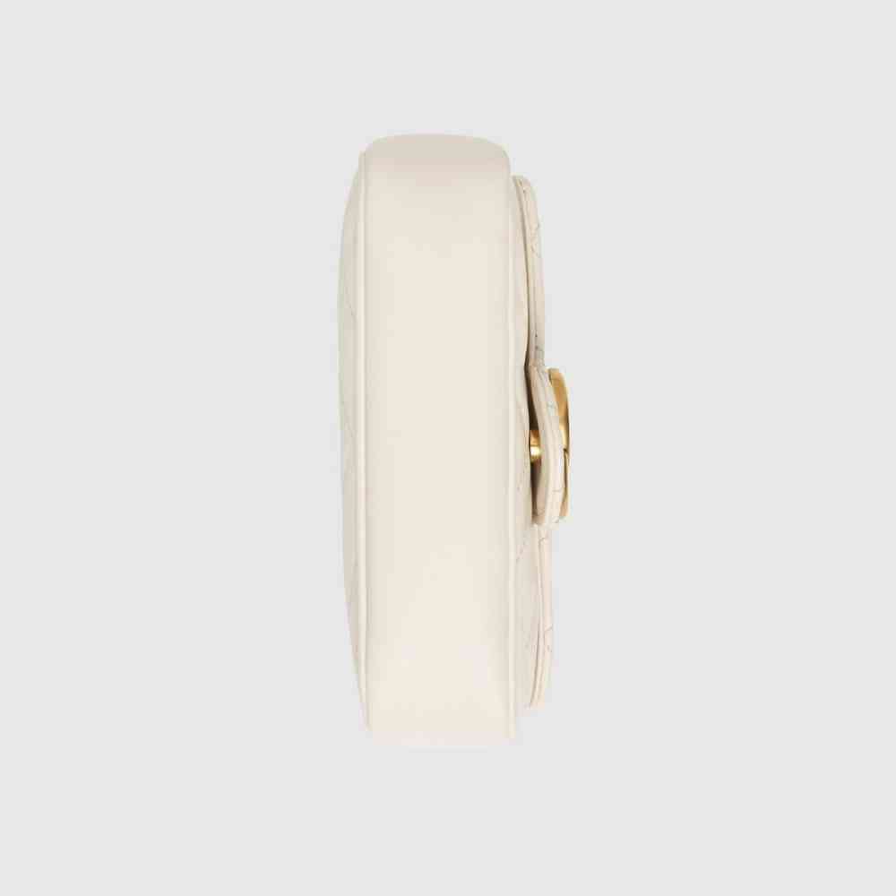 Gucci White Super Mini Marmont Bag-4
