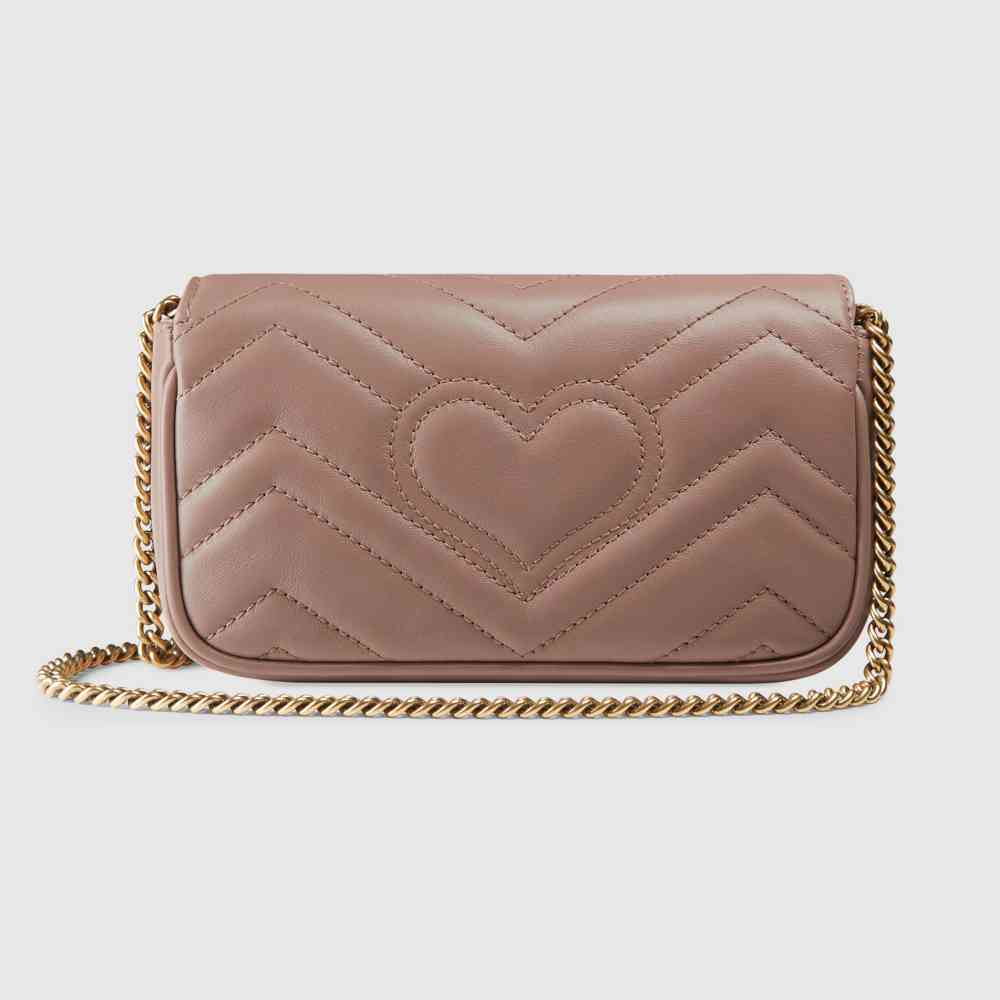 Gucci Beige Super Mini Marmont Bag-1