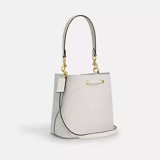 Coach Rowan Bucket White Bucket Shoulder bag-thumb-1