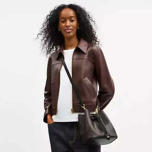 Coach Rowan Bucket Brown Bucket Shoulder bag-4