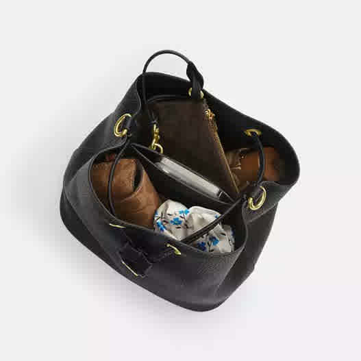 Coach Rowan Bucket Brown Bucket Shoulder bag-5
