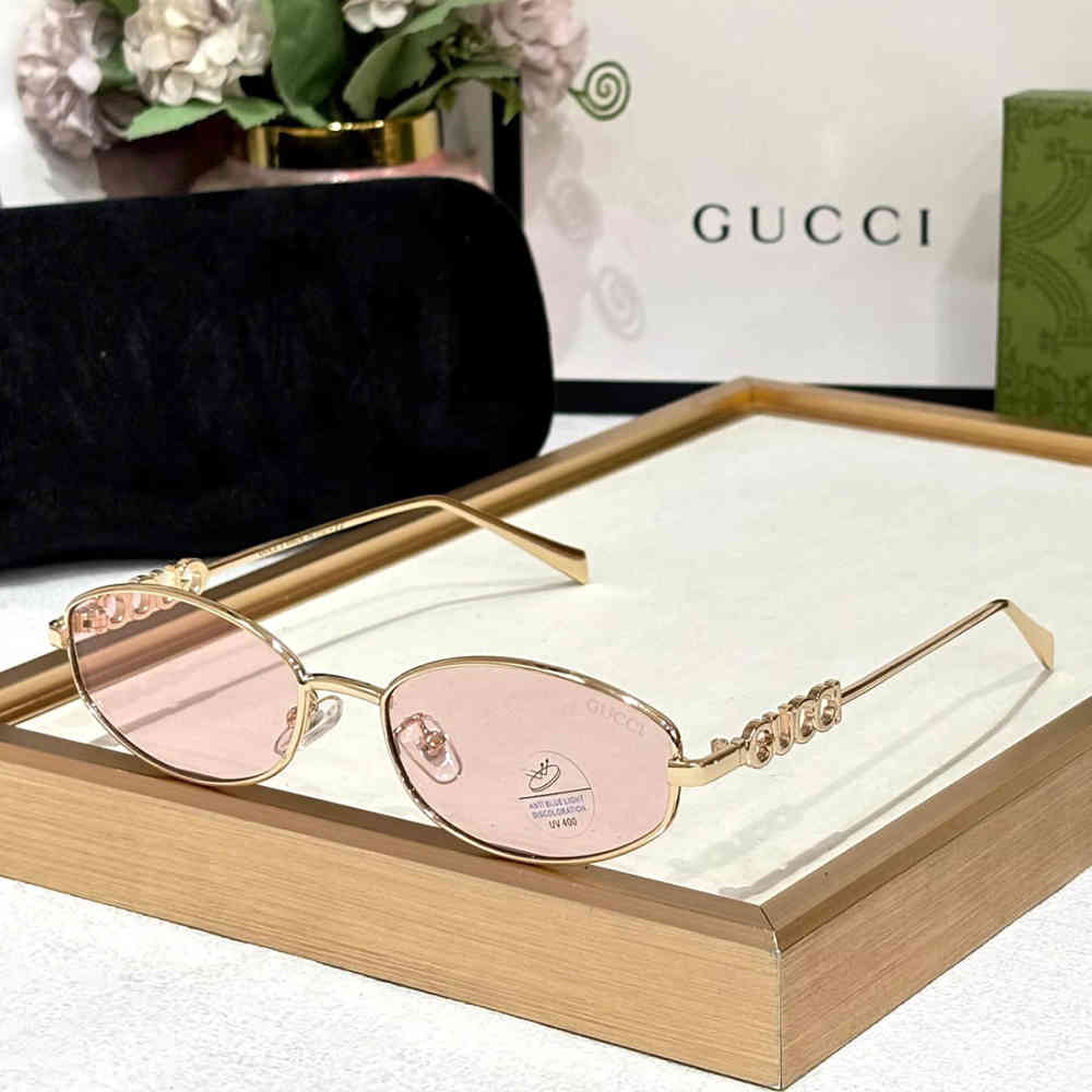 Pink Gucci Blue Premium Women's Sunglasses