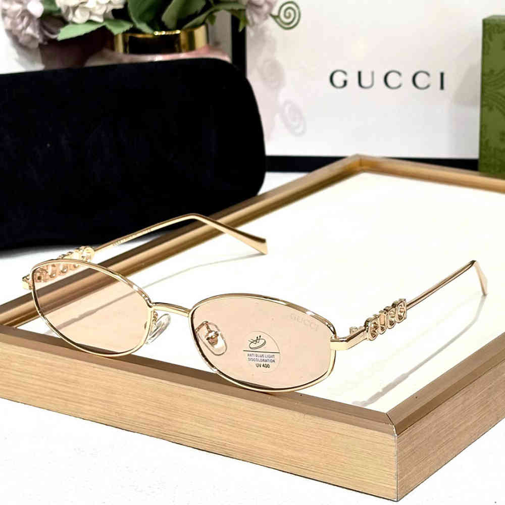 Brown Gucci Blue Premium Women's Sunglasses