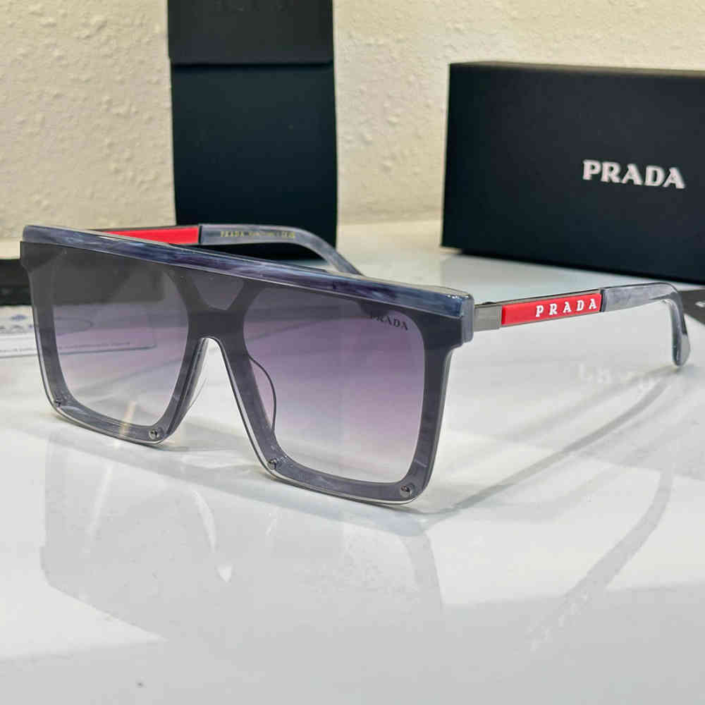 Blue Prada Brown Luxury Sunglasses