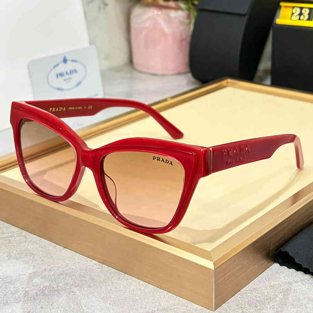 Red Prada Black Luxury Sunglasses