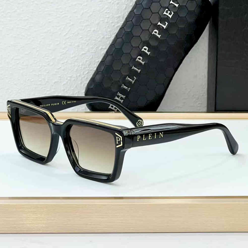 Black & Brown Philipp Plein Black Luxury Sunglasses