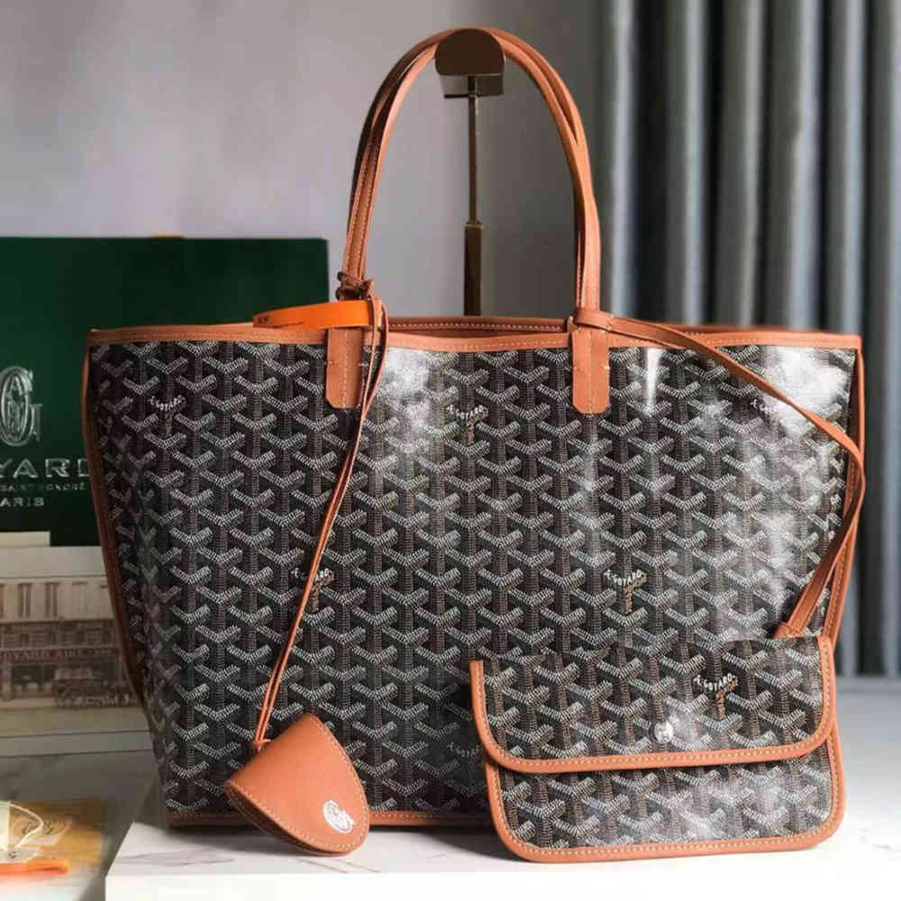 Goyard Saint Louis PM Black Tote Bag-1