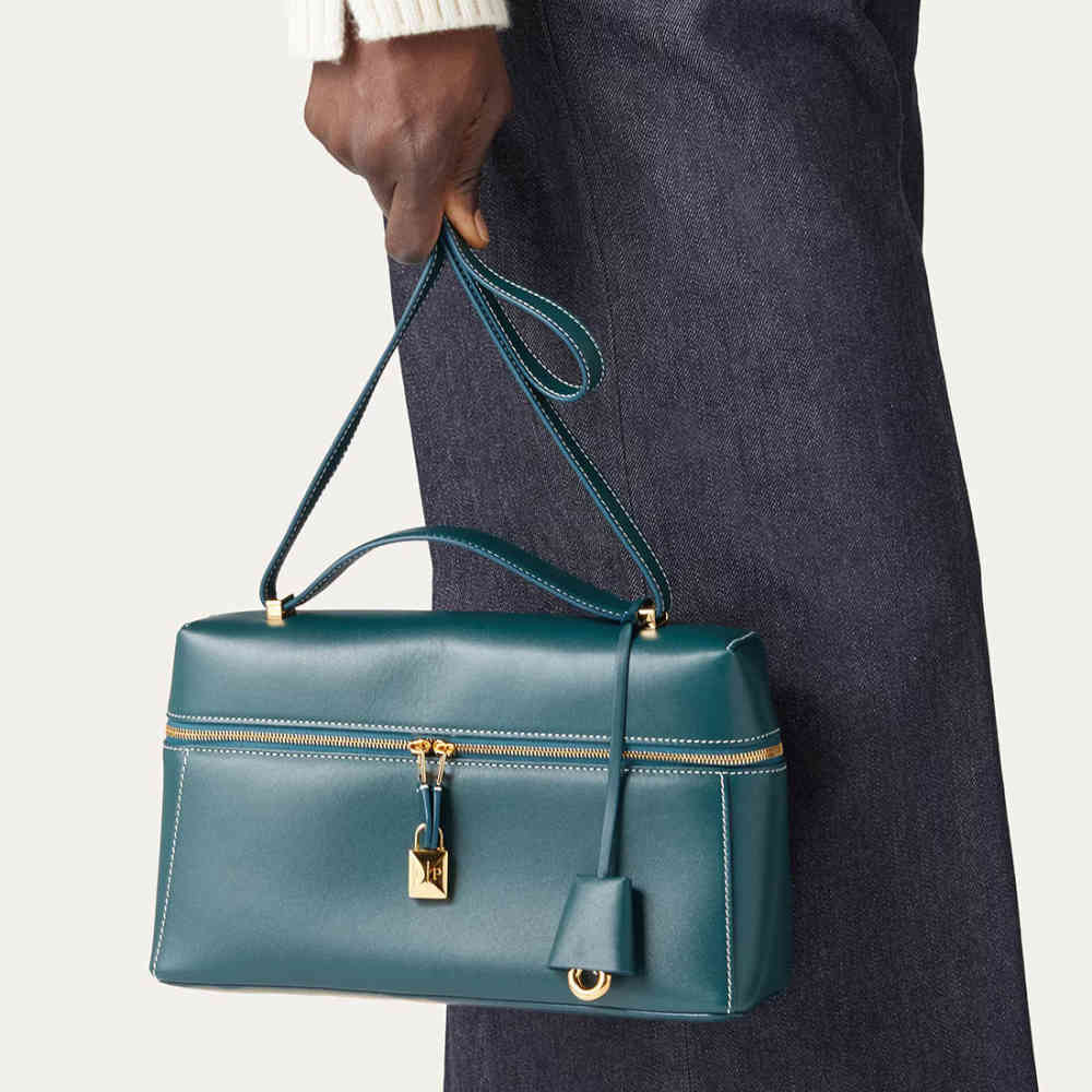 Loro Piana Extra Bag L27 Smooth Handbag-thumb-3