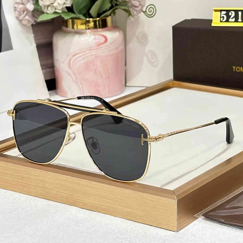 Black & Golden Tom Ford Black Luxury Sunglasses