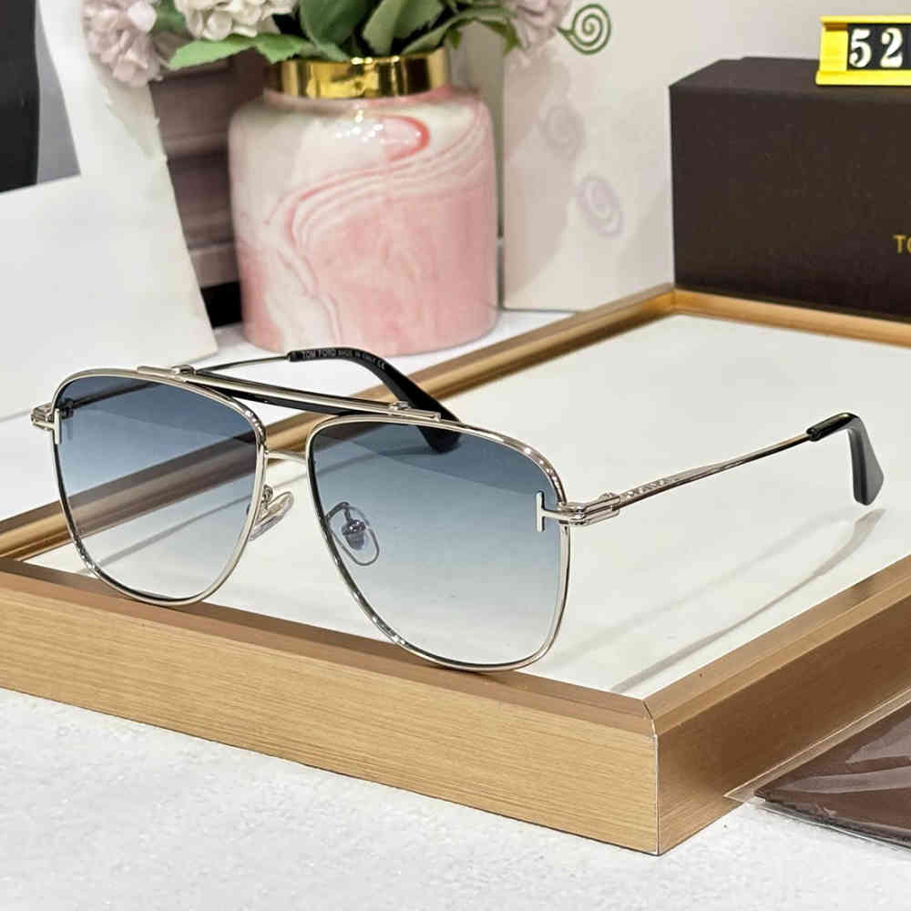 Blue & Silver Tom Ford Black Luxury Sunglasses