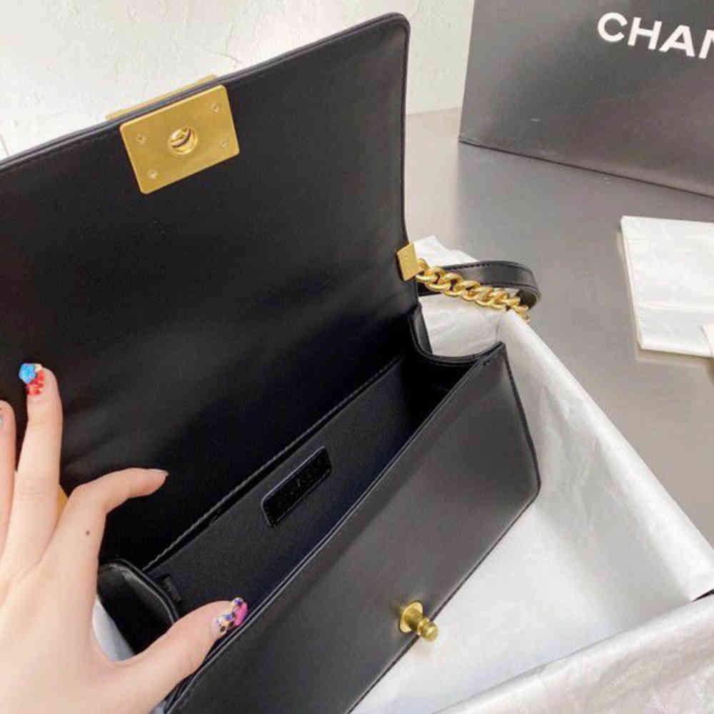 Chanel Le Boy Python Leather Bag-2
